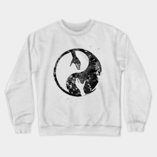 Yin Yang humanity Crewneck Sweatshirt